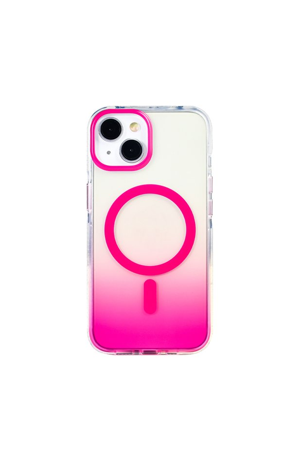 iPhone 14 Case Color Transition Magsafe Camera Raised Silicone Shrp