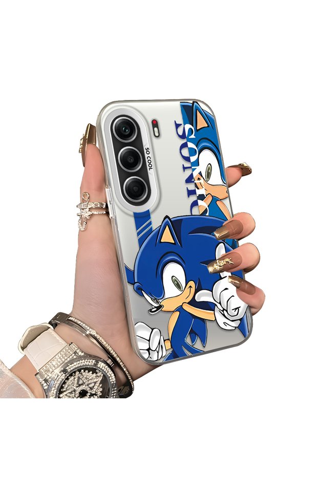 Tecno Camon 40 Pro 5g(Cm7) Compatible Hard Acrylic Back Silicone Edge Lens Protection Case