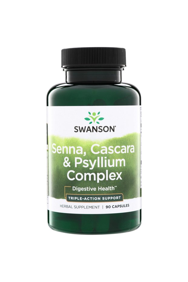 Senna, Cascara & Psyllium Complex 90 Capsule