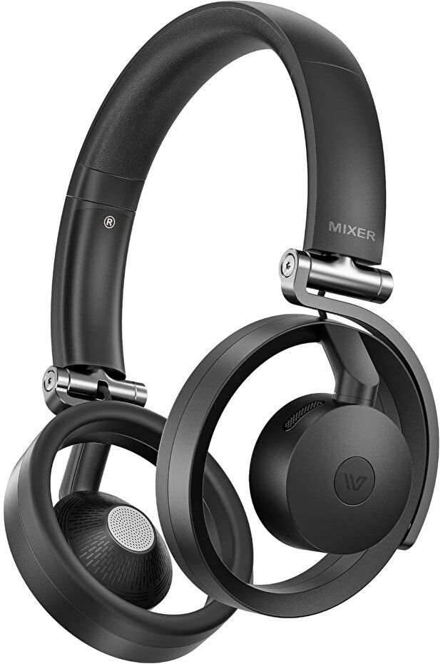 Mixer Open Ear Headphones, Wireless Headphones, 40-Hour Playtime with Carrying Case (Black)