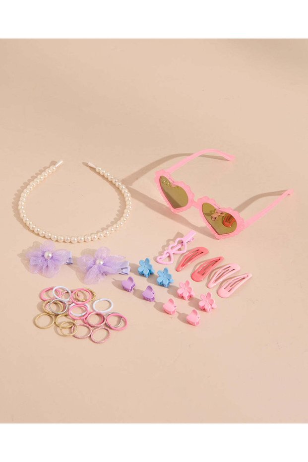 Girls Assorted Hair Accessories Set (Pack Of 37)