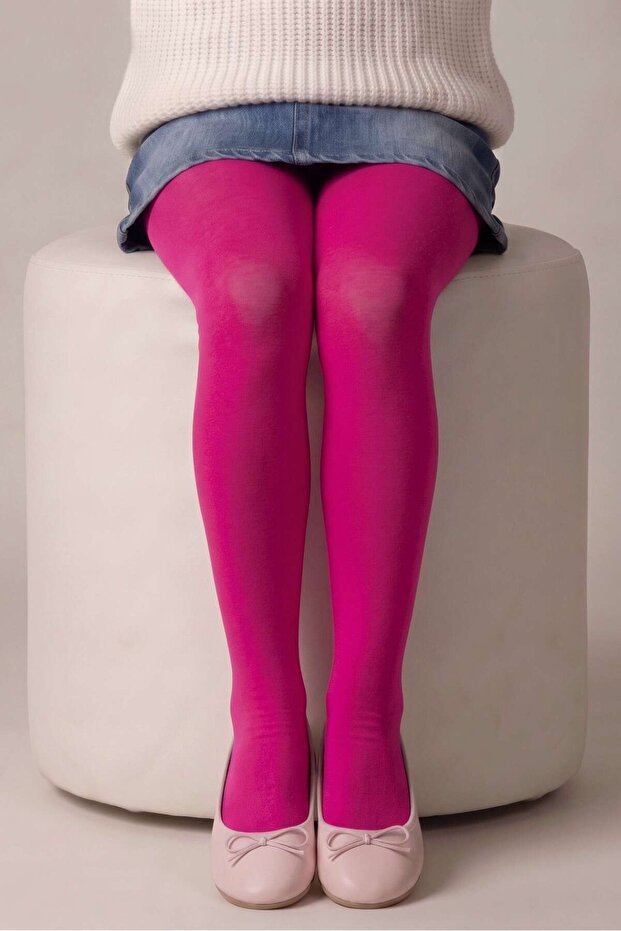 Girls' Fuchsia Micro 40 Pantyhose