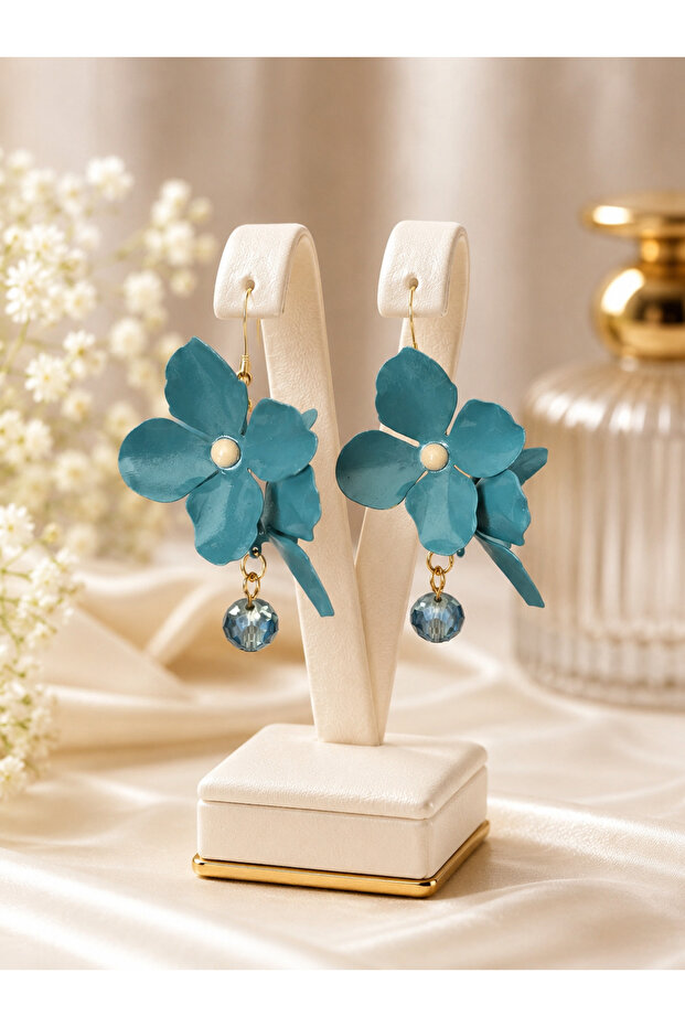 Flower Design Bijouterie Earrings