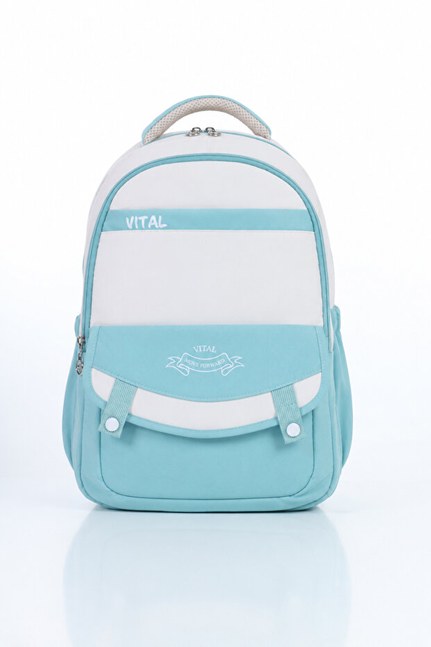 Modern Line Unisex School Bag (Waterproof Fabric)