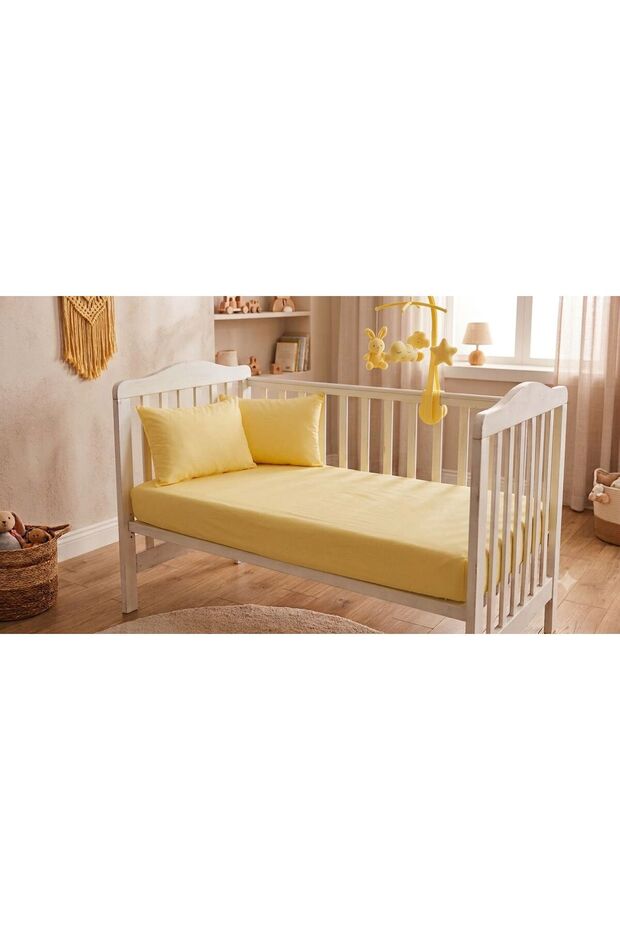 100% Cotton Ranforce Baby Sheet Set (with 2 Pillow Cases)