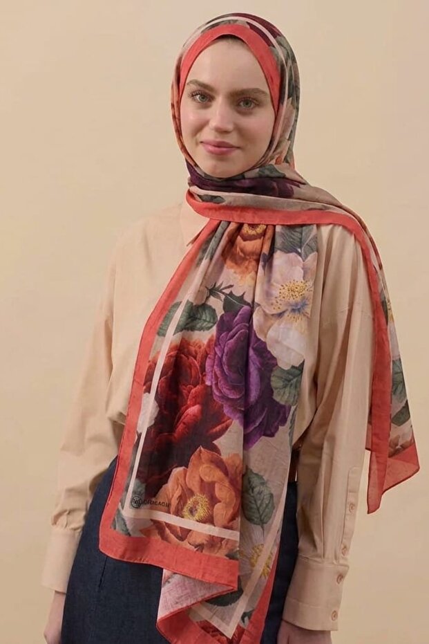 روز نمط الخيزران شال - 1