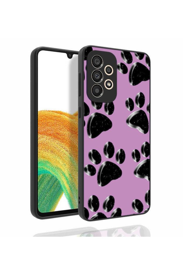 Compatible Case for Samsung Galaxy A33 5g Patterned Camera Protected Shiny Nora Cover