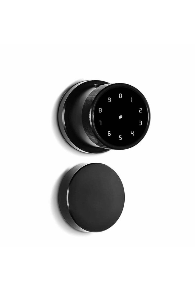 OZ-FDL-11-R Life Smart Lock for Wooden Doors with Google Assistant & Alexa Enabled (without Wi-Fi Gateway, Black)