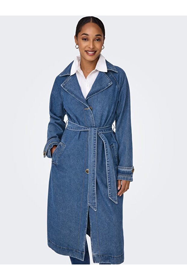 Onlmalou Belted Trench Dnm Gua Noos