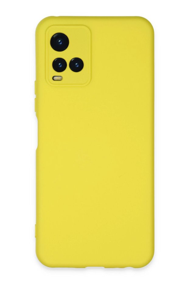 Aconcept Vivo Y21S Case Nano Inside Velvet Silicone (15335) - Yellow