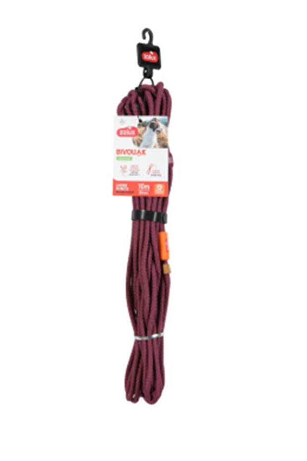 BVK Polyester Lead for Dog Red, 10 m/ 6 mm