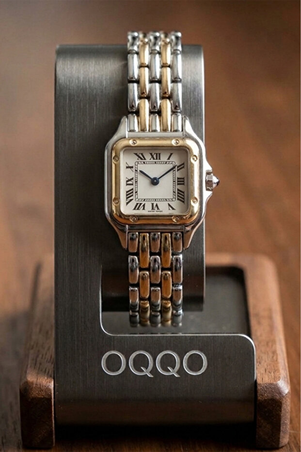 Frigg Gold-Silver Women's Wristwatch