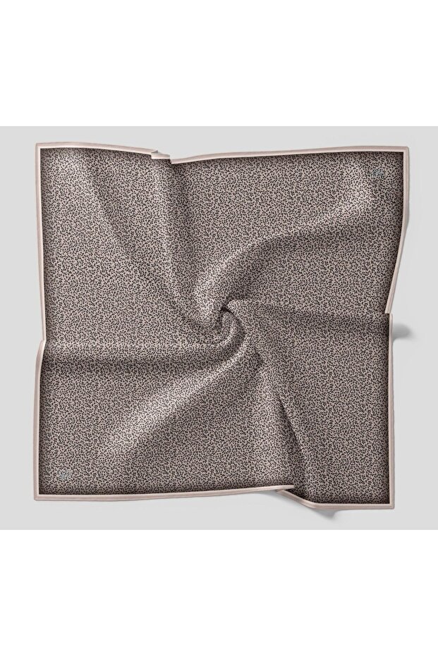 Tiny Leaf Pattern Double Color Series Sparkling Crystal Scarf