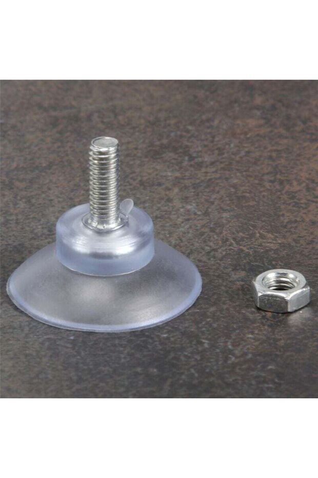 10 replacement suction cup rubber pads for glass tables, with M6 screws