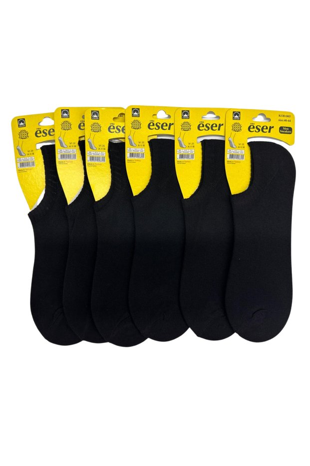 Men's 6 Pairs of Cotton Short Socks White Sneakers and Sports Shoe Socks