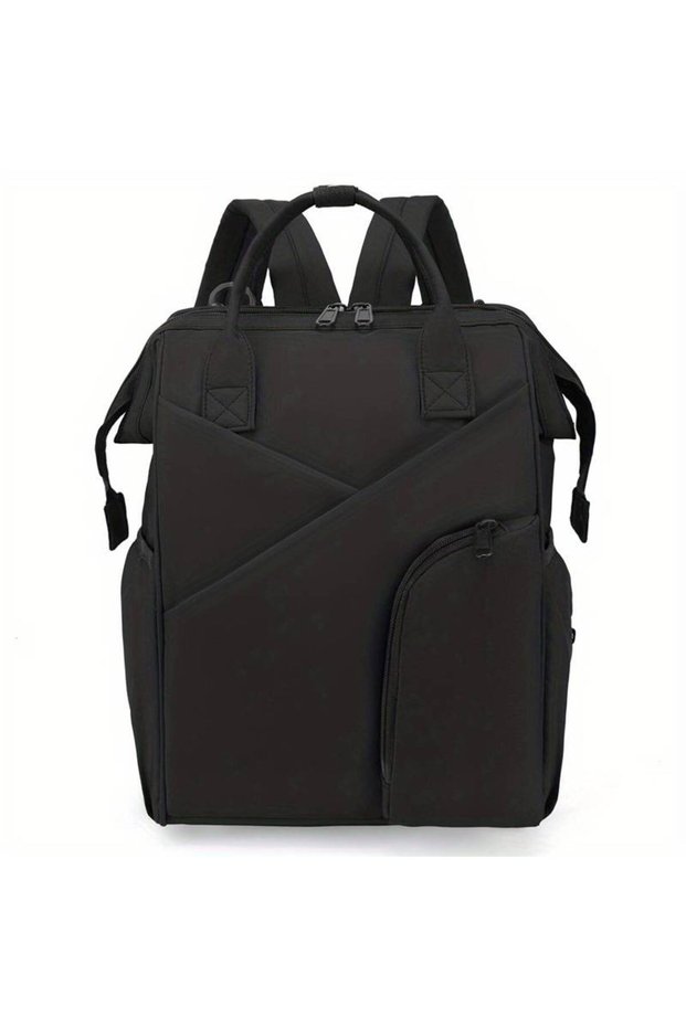 Stylish Lightweight Waterproof Travel Backpack with Large Front Pocket for Diaper Bag, Ideal Choice for Busy Mothers