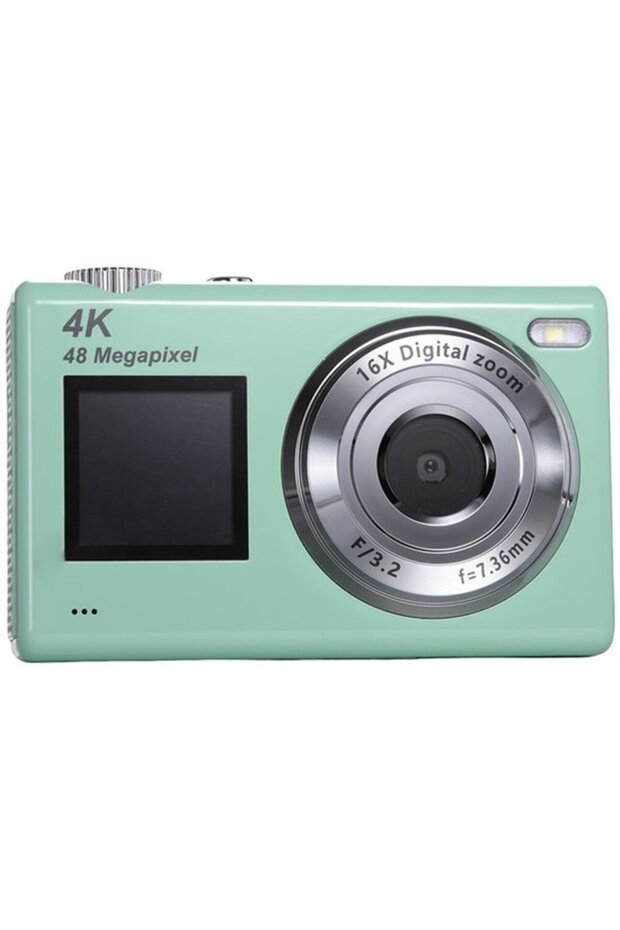 Suitable for Digital Camera Dual Screen Autofocus 4K 48MP Vlog 16x Zoom 32GB Card Vegetable