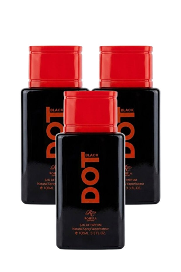 3 قطع عطر دوت بلاك 100 مل