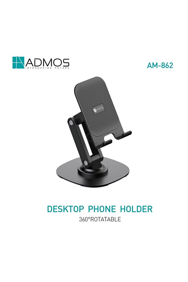 Adjustable Desktop Phone Stand | 360° Rotating Mobile Holder