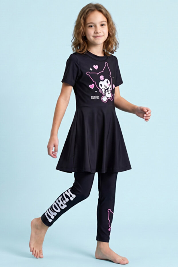 Kuromi Print Swimwear Set