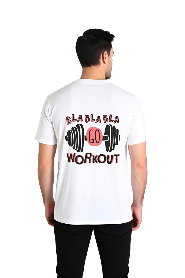 Training Motivation Retro Style Printed Men's T-Shirt