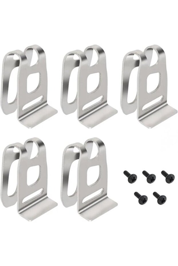 Belt clips 5pc for Makita impact drills stainless.