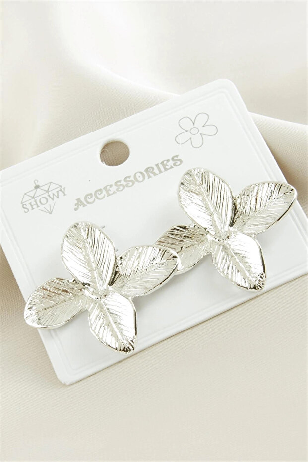 Flower Metal Earrings