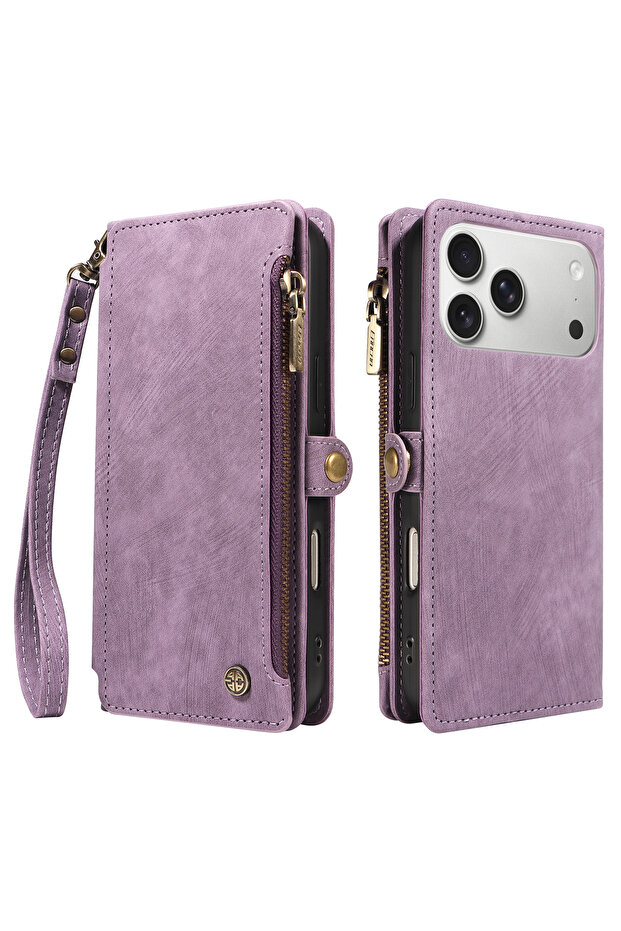 Galaxy S26+ purple PU Leather Phone Case for Samsung GalaxyS26 S25 S24 S23 S21 S20 FE Plus with Card
