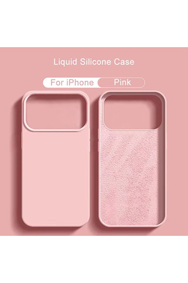 iPhone17 Pro Max Pink For iPhone 17 Pro Max Original Liquid Silicone Case Luxury For iPhone 17 Pro