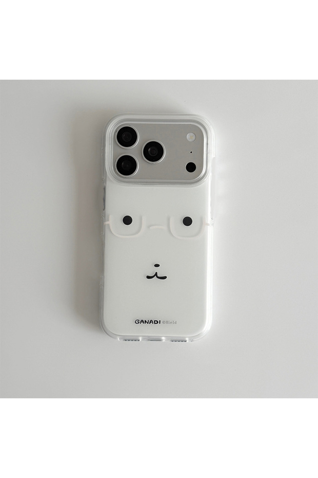 iPhone17 1 Korean Eyeglass Frame Big Head Dog Phone Case For iPhone 17 Air 16 Pro Max 15 14 Plus 13