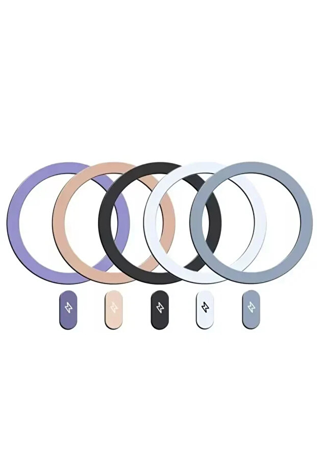 5 Mixed A 5-1PCS for Magsafe Self Adhesive Metal Plate Ring Universal for Magsafe Magnetic Wireless