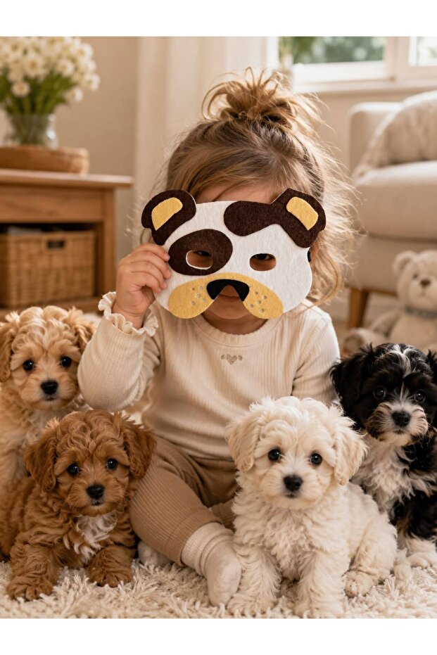Children's Felt Dog Mask