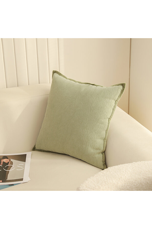 Decorative Cushion, Polyester Jacquard, 45 x 45 cm, Design TH-JW2401GN