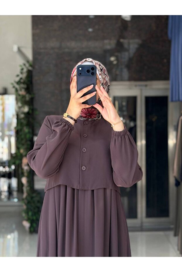 Lara krep elbise