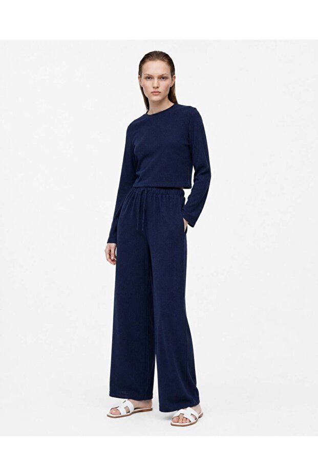 Gathered sides Corded Fabric bottom top set