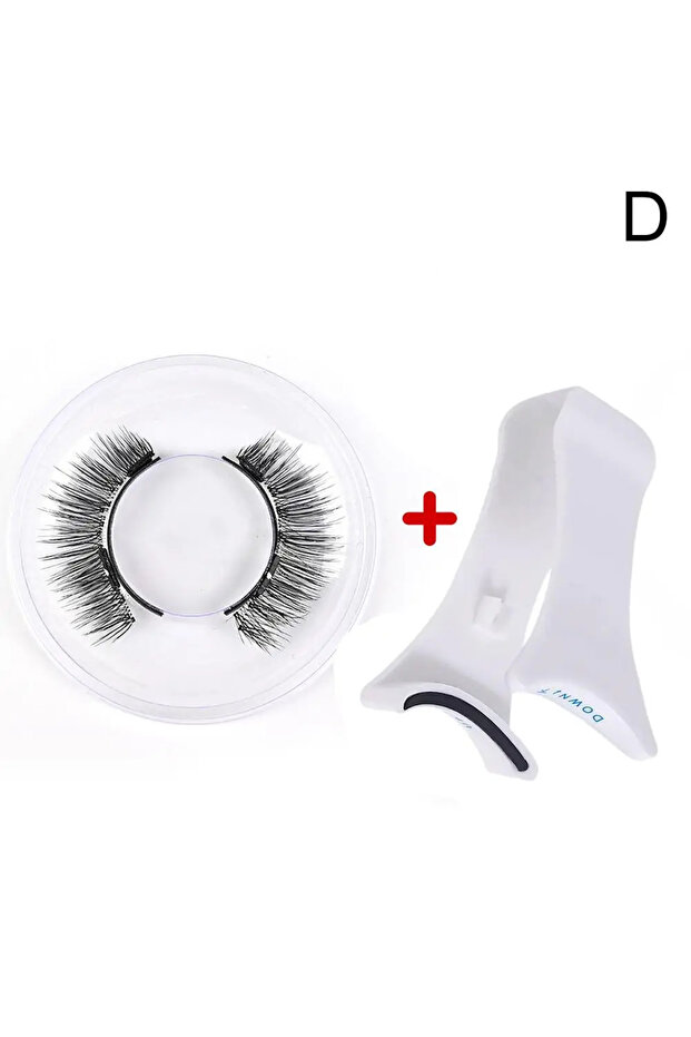 D Magnetic Eyelashes Handmade 3D Natural Magnetic False Eyelashes Reusable Magnetic Eyelashes Tweez.