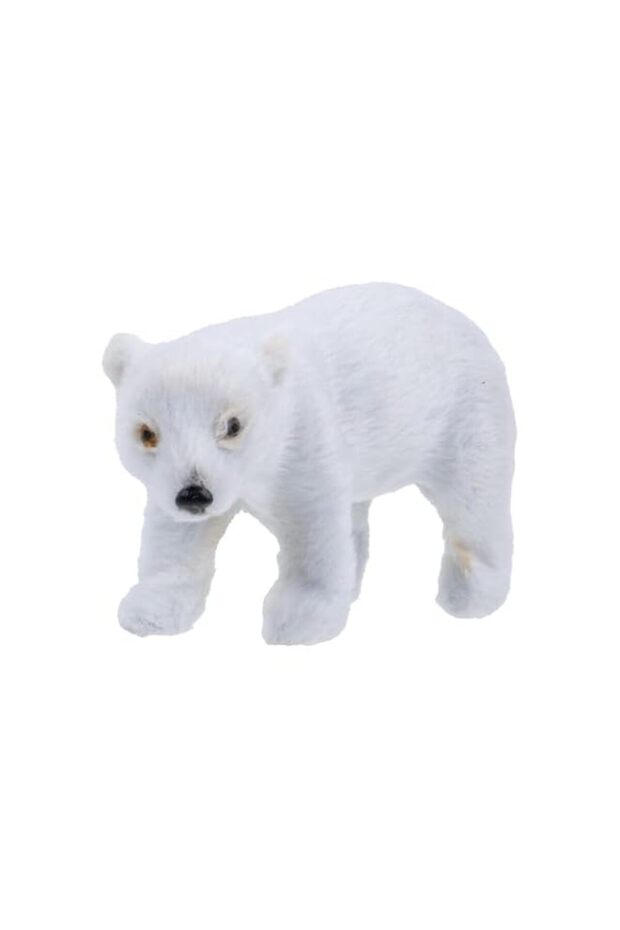DAISO Winter Animal Figurine - Polar Bear White
