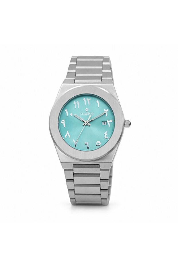 Fakhr Men’s Stainless Steel Analog Watch – Quartz Movement | Tough Built | Premium Silver Finish