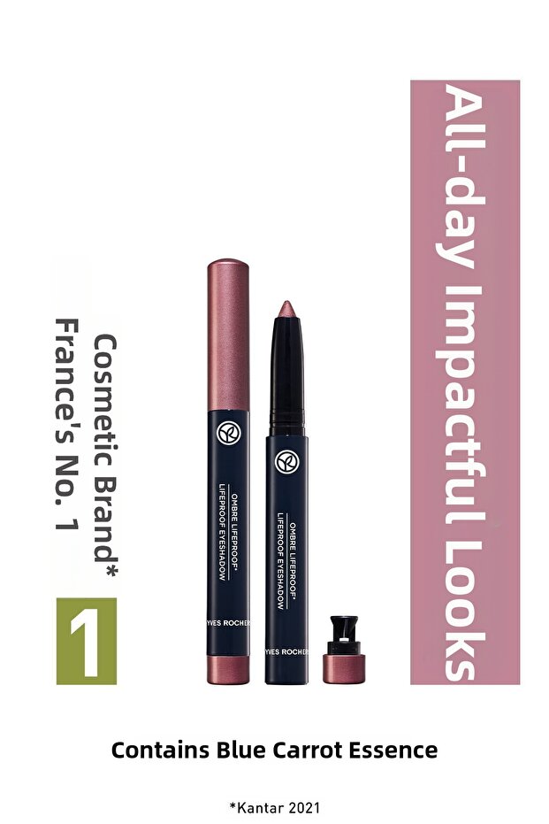 Creamy Texture Natural and Light Finish Pencil Eyeshadow Pearlescent Pink