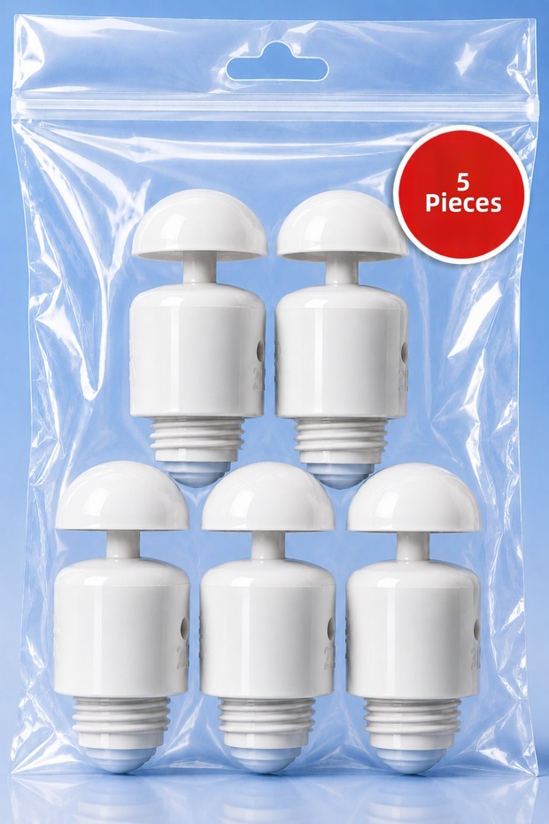 Depolu Soap Dispenser Faucet Heads - Push-Button Faucet 5-Pack