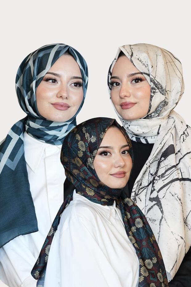 Geometric, Floral, Marble Pattern Soft Cotton Shawl Buy 3 Pay for 2