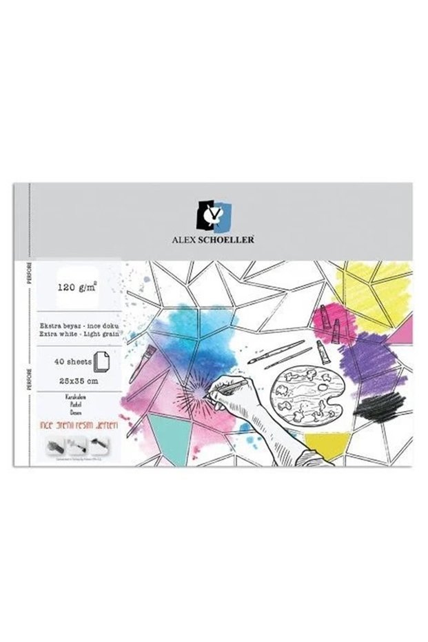 Painting and Sketching Drawing Notebook 120 Gr 35 X 50 cm 40 Yp.