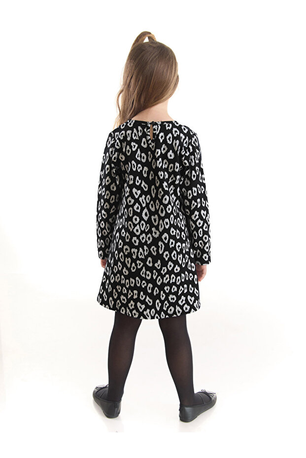 Geblümtes Katzenmädchenkleid - 2