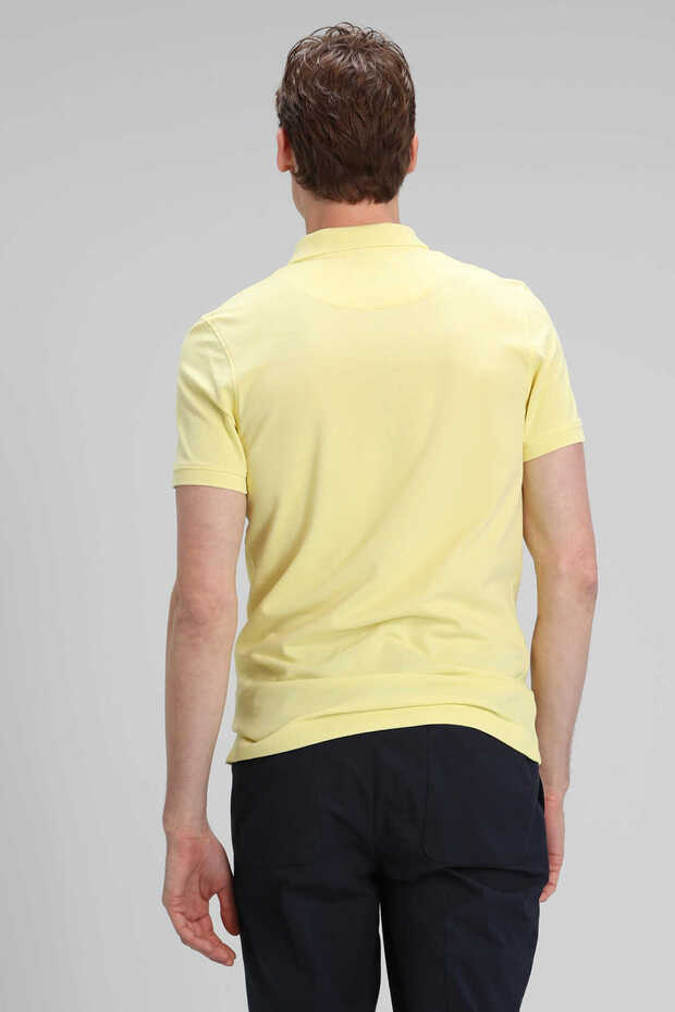 Laon Spor Polo Erkek Tişört Sarı - 6