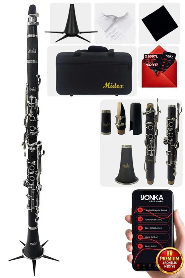 Bns-4000 Pak Left Clarinet 4 Ring Stand Full Set
