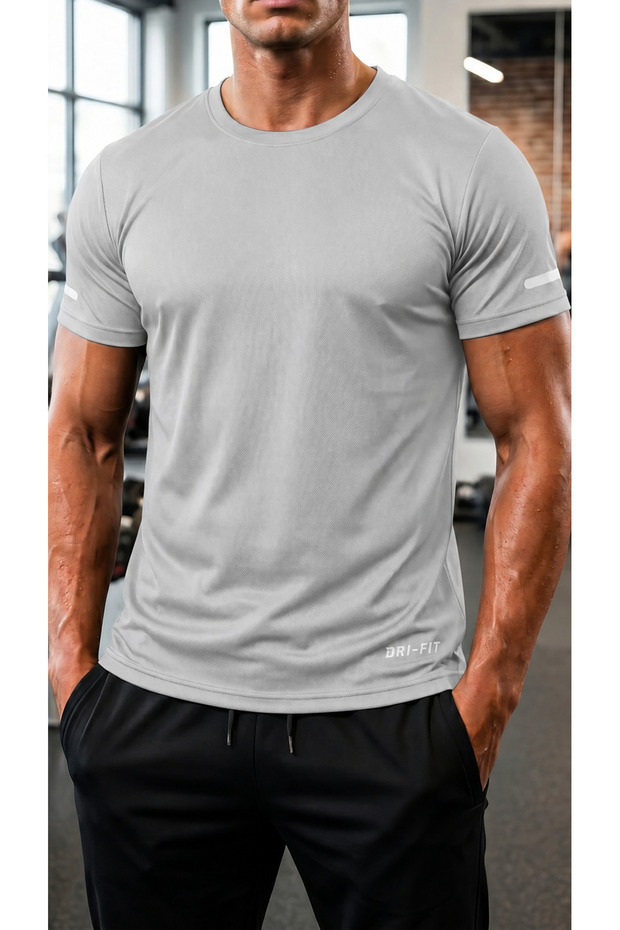 Men's Moisture Wicking Quick Dry Athletic Technical Performance Sports T-shirt