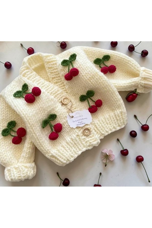 Hand Knitted Baby Jacket