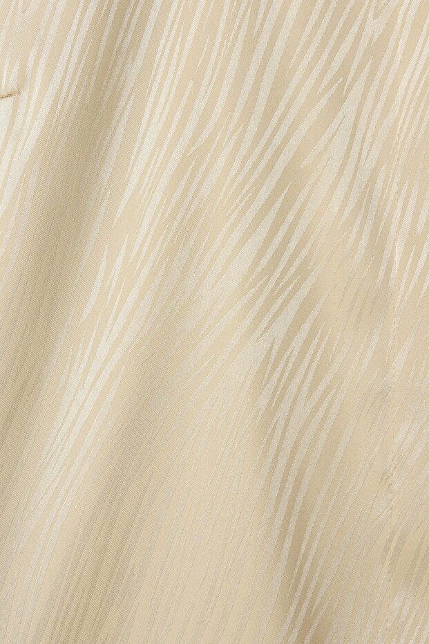 Zebra Patterned Shirt - Gold - 3