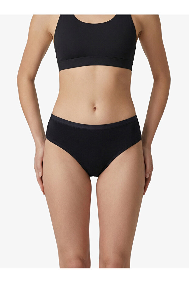 Women's Slip Aura Satin 1400 - Black