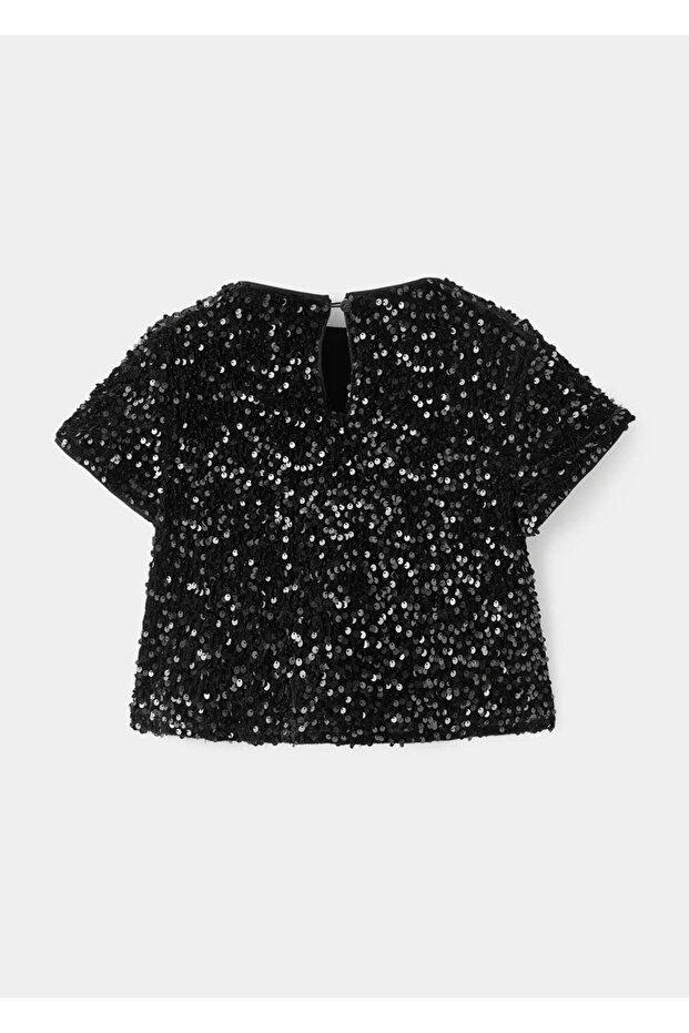 Paillettenbluse - 4
